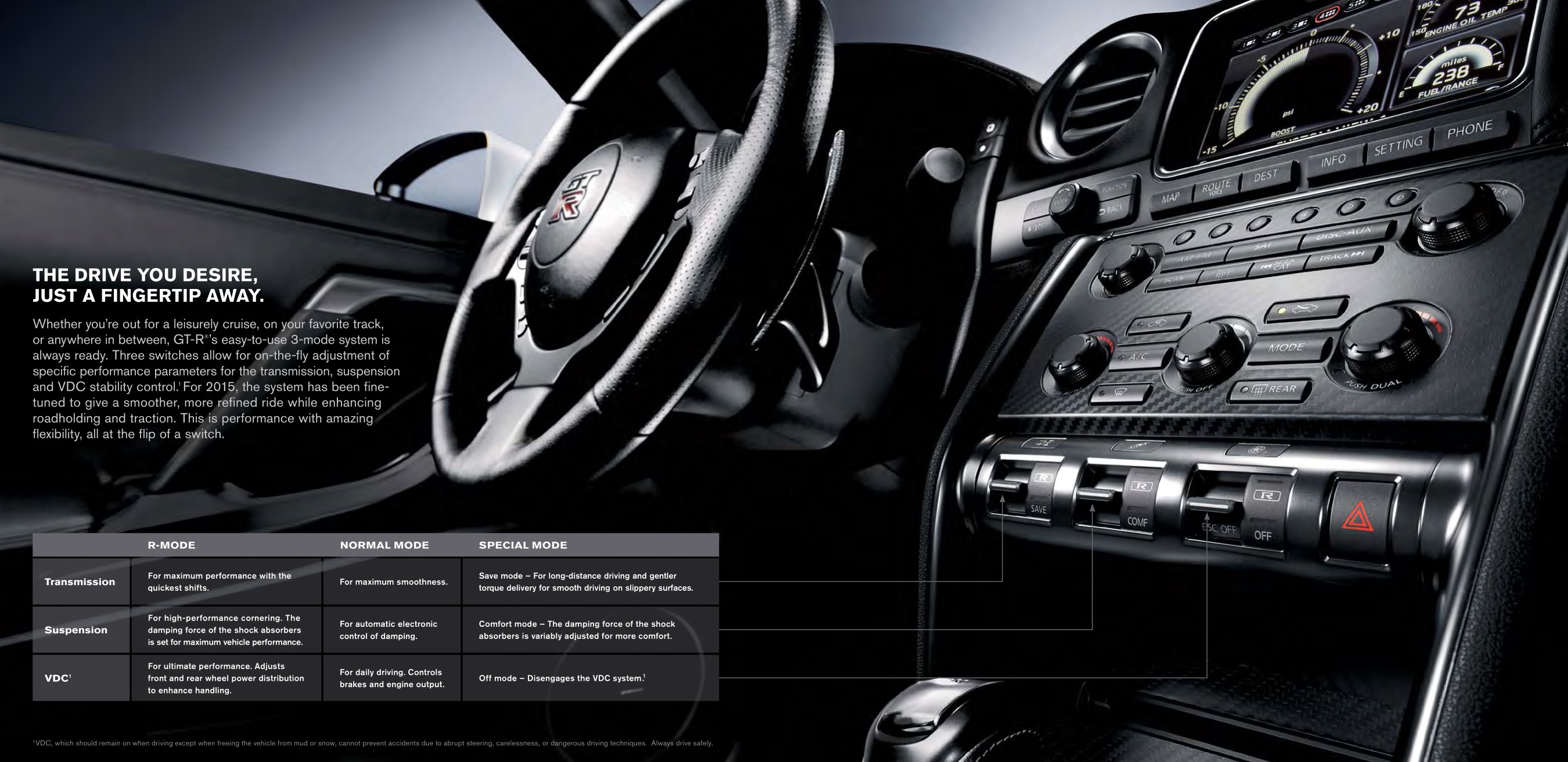 2015 Nissan GT-R Brochure Page 3